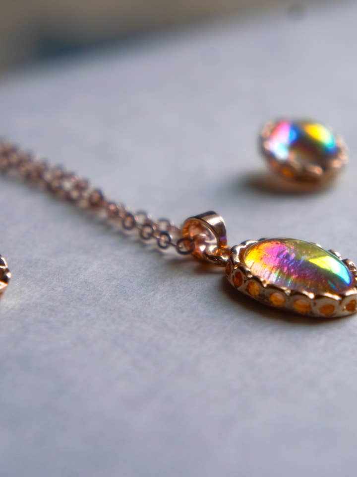 Celina Quartz Jewelry Set for wholesale by Emerson Lang