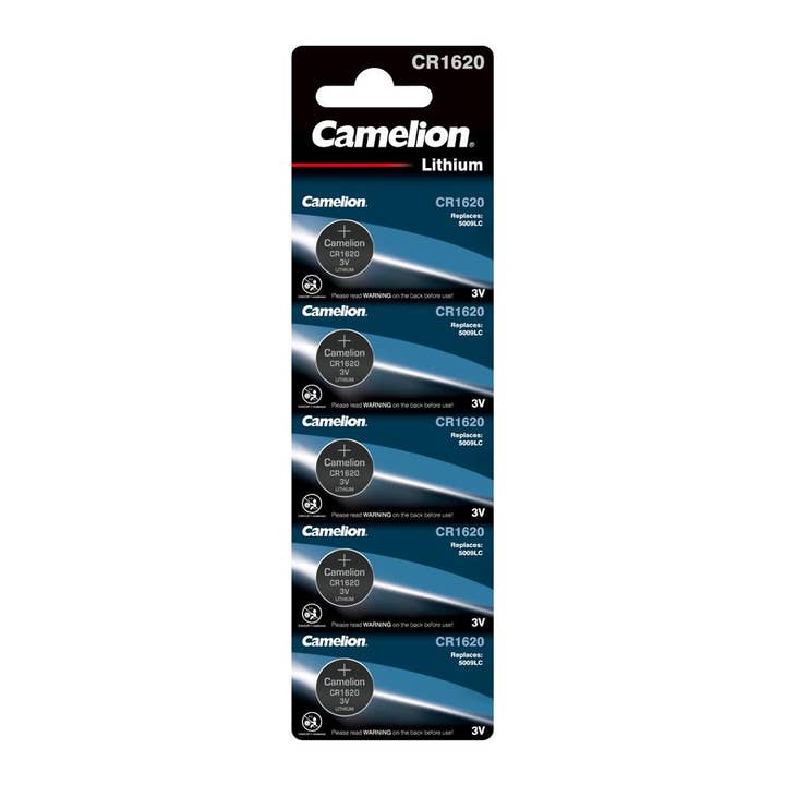 Camelion Battery - Wholesale Small/Handheld Appliance - Camelion CR1620 3V Lithium Coin Cell Battery1