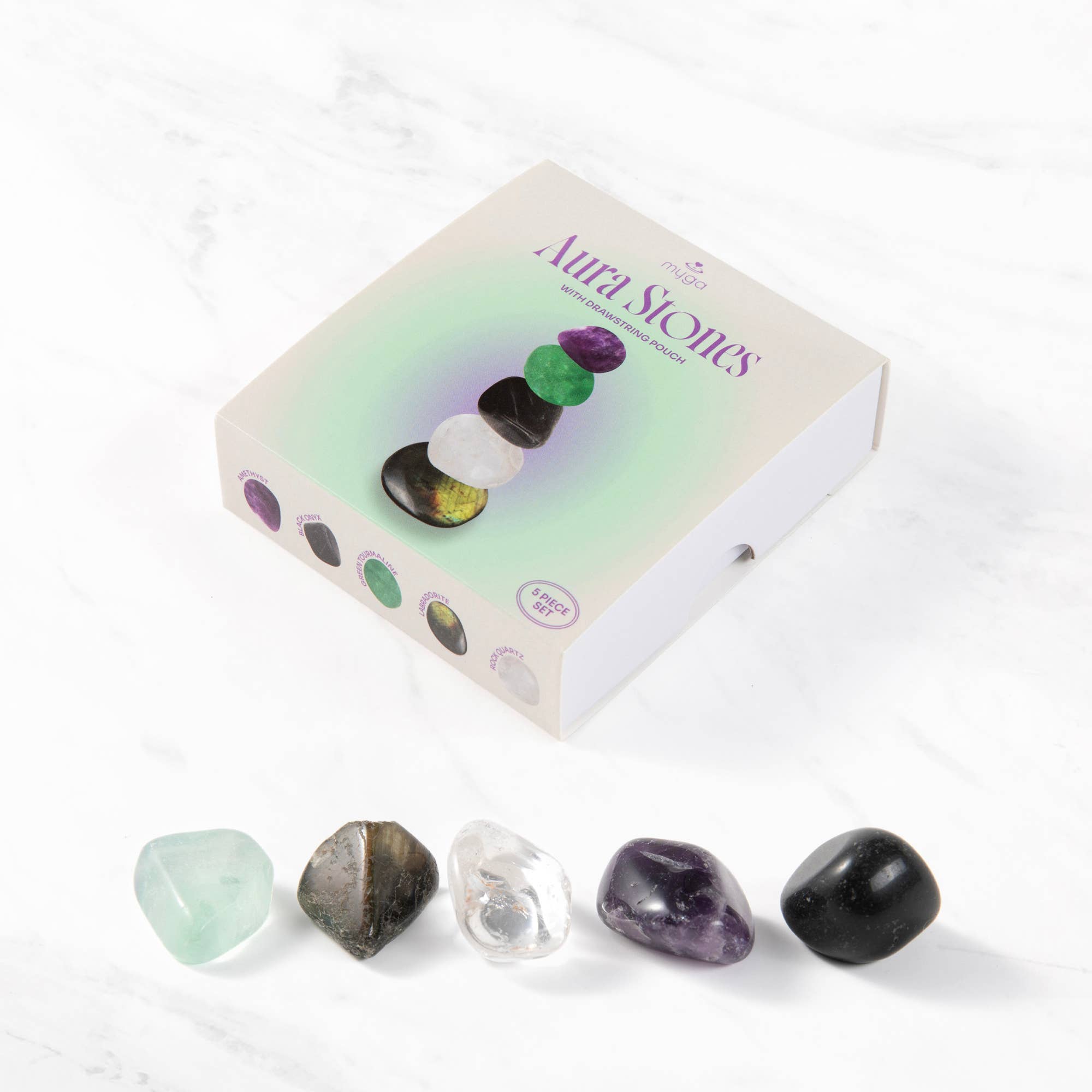 Myga - Wholesale Spiritual Stone/Crystal - Myga Wellbeing Crystal Collection - Display 24 Units11