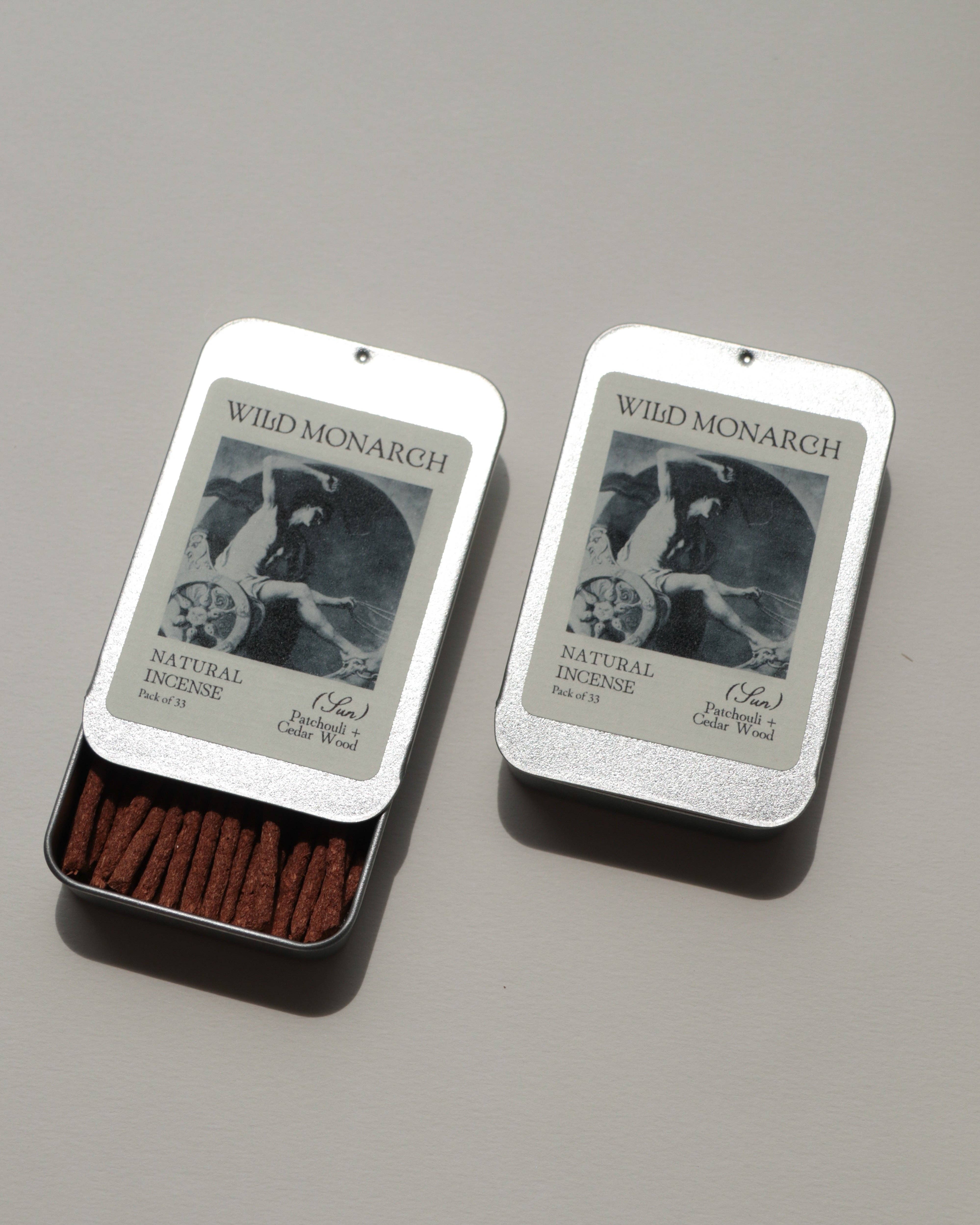 Wild Monarch Incense - Wholesale Incense - Sun (Patchouli + Cedar Wood) Natural Incense2