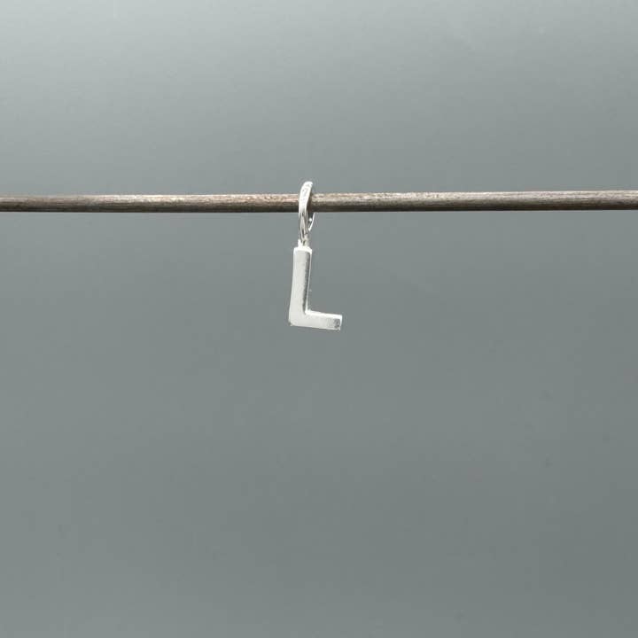 Something Silver - Wholesale Individual Charm/Pendant - Perfect Little Block Letter Initial Charm38