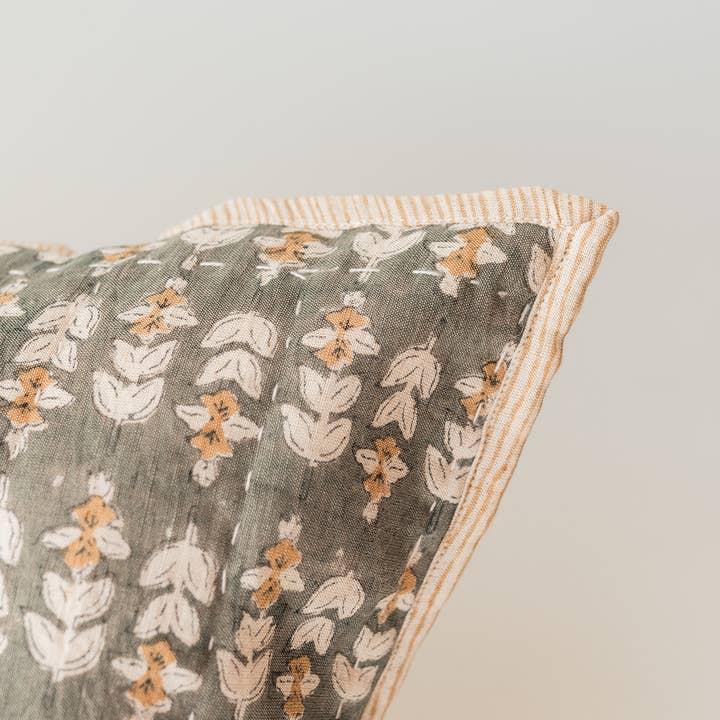 Co.House Designs - Wholesale Bedding Pillowcase/Sham - Blossom Block Print Sham4