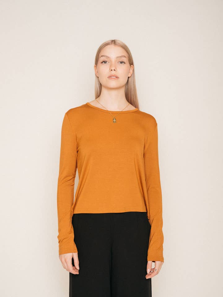 Jackson Rowe - Wholesale T-Shirt - Women's - Fall 23 - Prolong Tee - Nutmeg0
