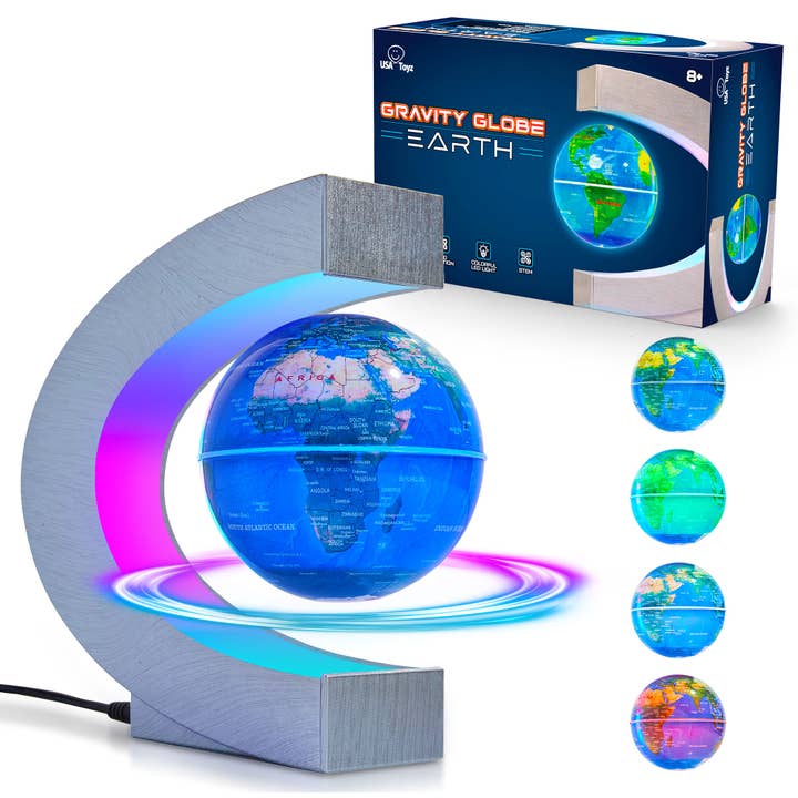 USA Toyz - Vente Globe terrestre - Lampe Globe Terrestre Magnétique Gravity USA Toyz