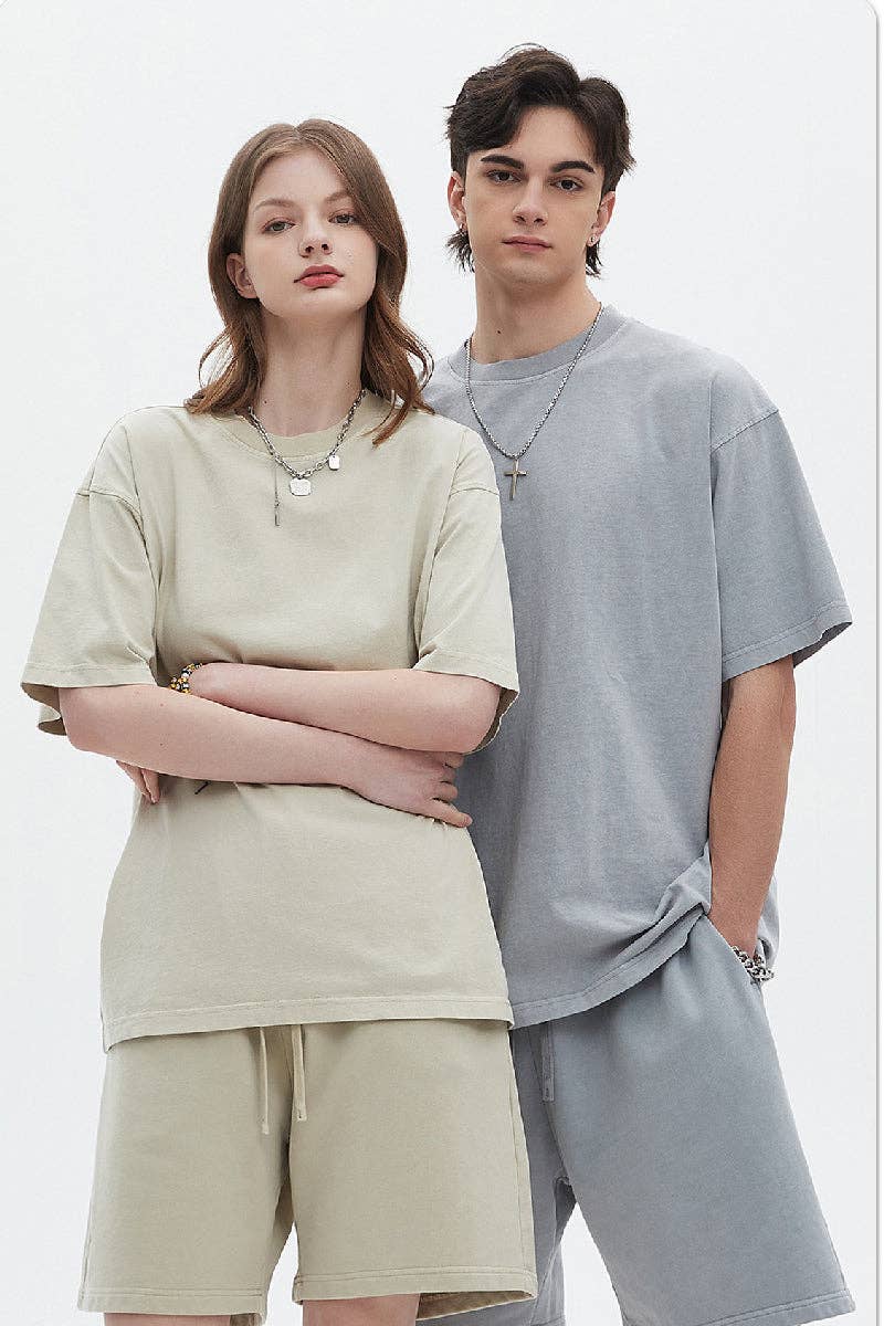 CZ Basics - Wholesale T-shirt - Uniseks - Oversized T-shirt met gewassen print30