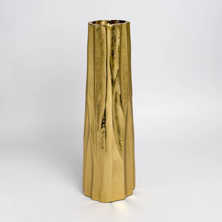 Goldvase, groß für den Großhandel von India Handicrafts Inc