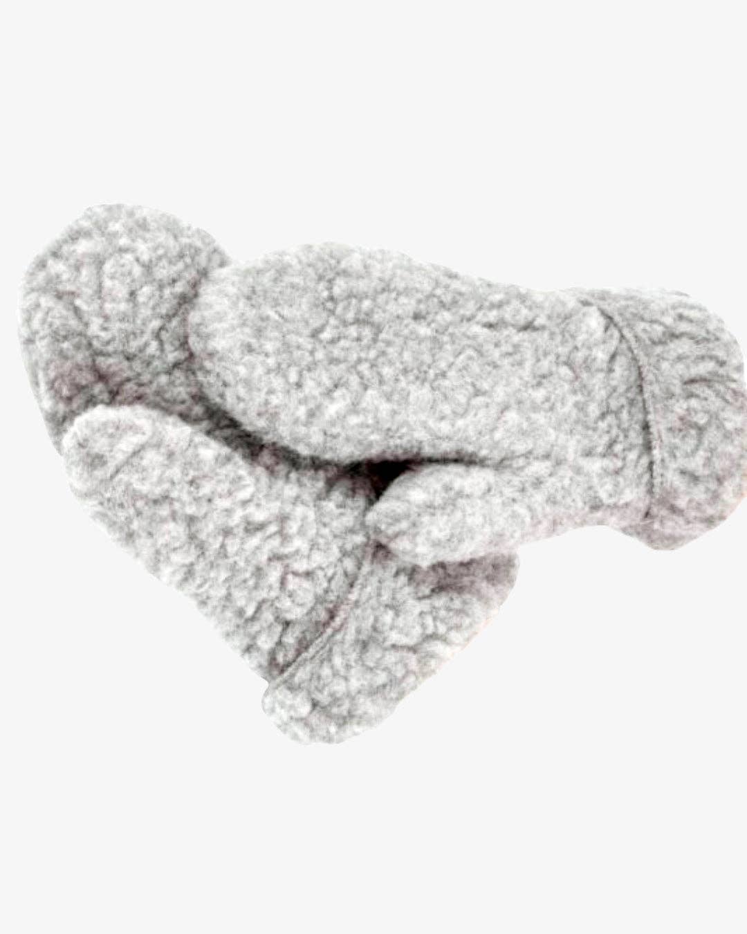 The Cozy Sheep - Wholesale Mittens - Women's - Wool mittens - Light grey3