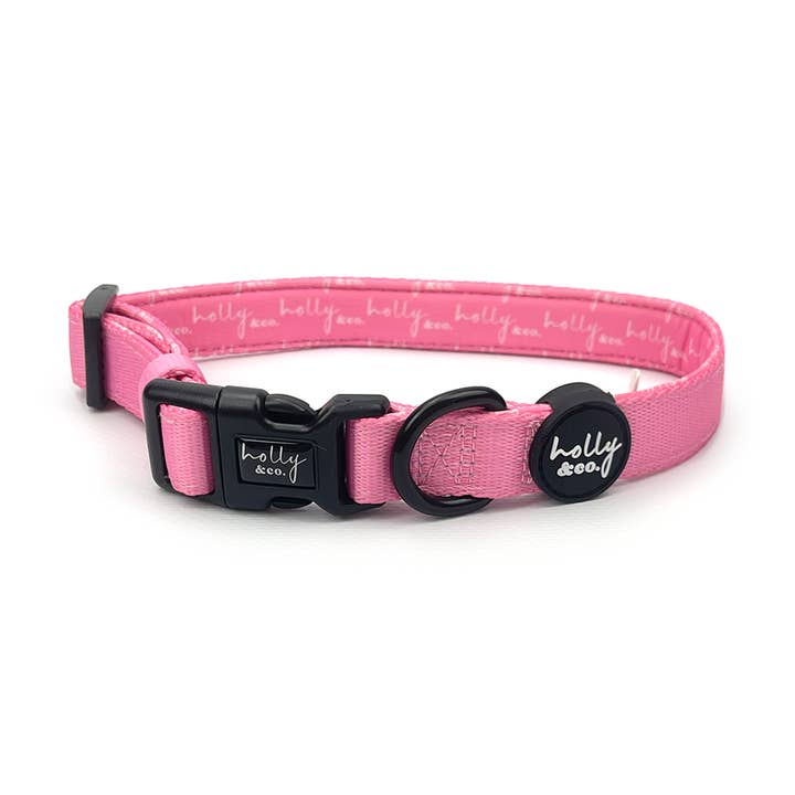 Dog Collar // Millennial Pink for wholesale by Holly and Co Australia Pty Ltd