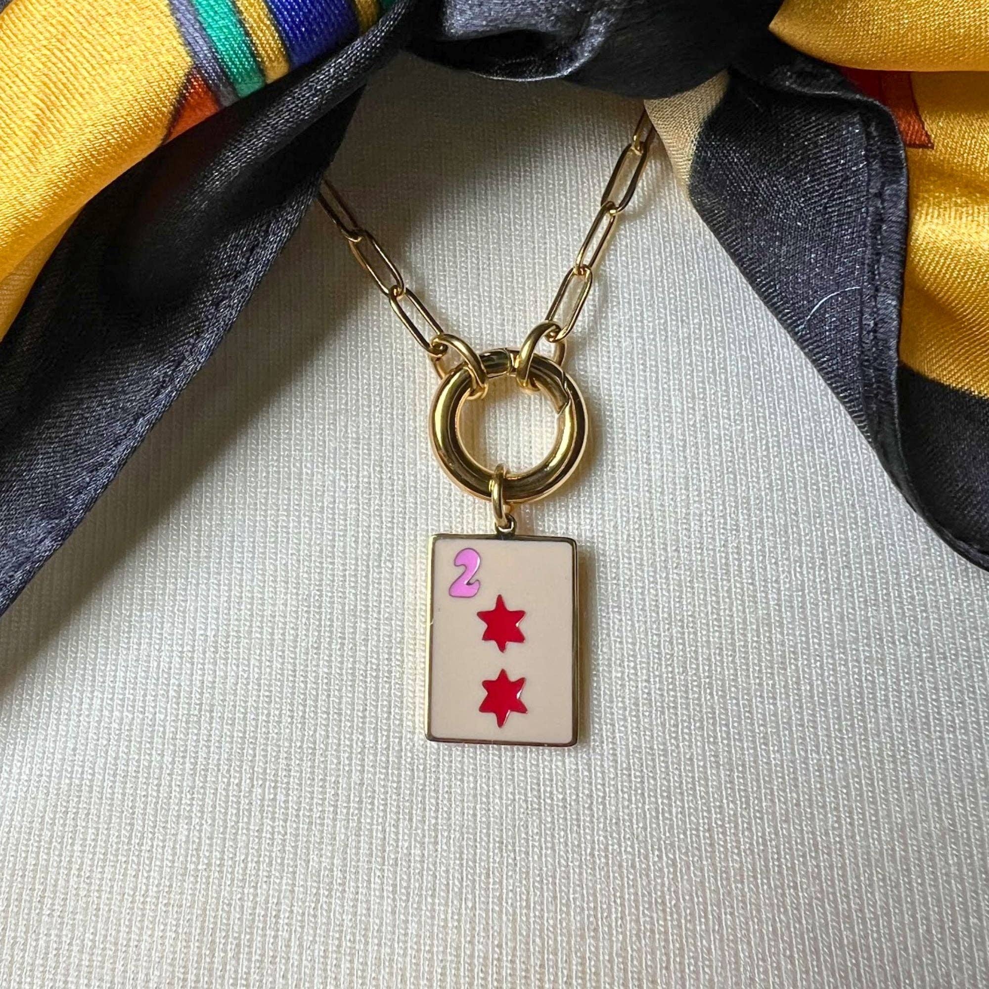 Mamaleh Jewelry - Wholesale Individual Charm/Pendant - Mahjong Tile Charm4