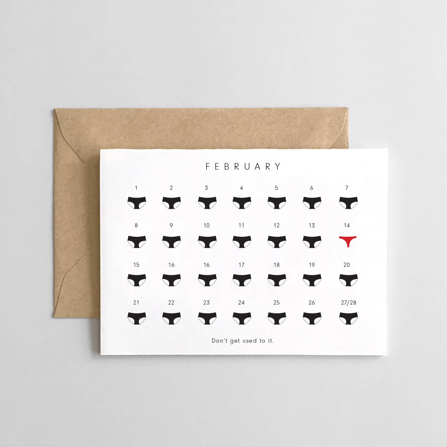 Spaghetti & Meatballs - Wholesale Valentine's Day Card - Valentine's Day Undies