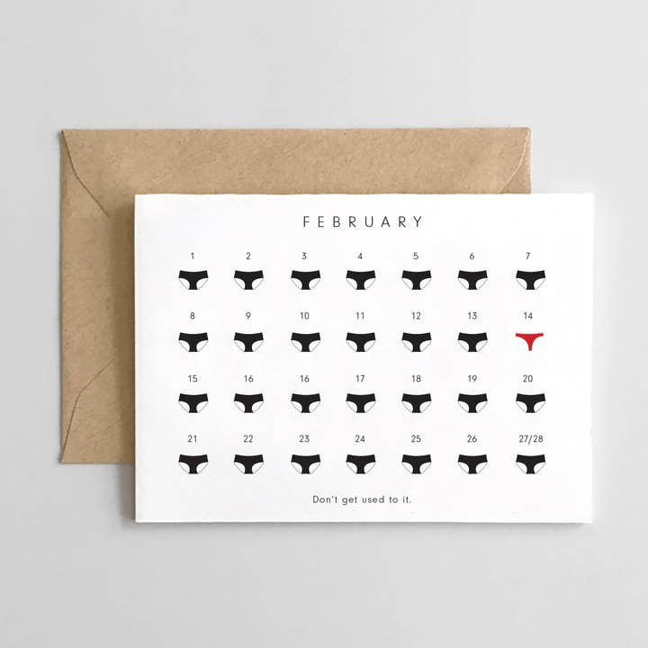 Spaghetti & Meatballs - Wholesale Valentine's Day Card - Valentine's Day Undies0