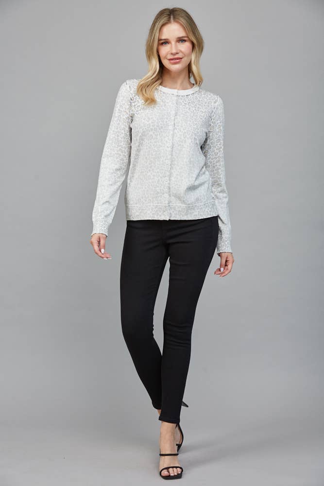 FATE – Großhandel Strickjacke – Damen – CAMO-PRINT-FRONT-KNOPFVERSCHLUSS-CARDIGAN FW1555614