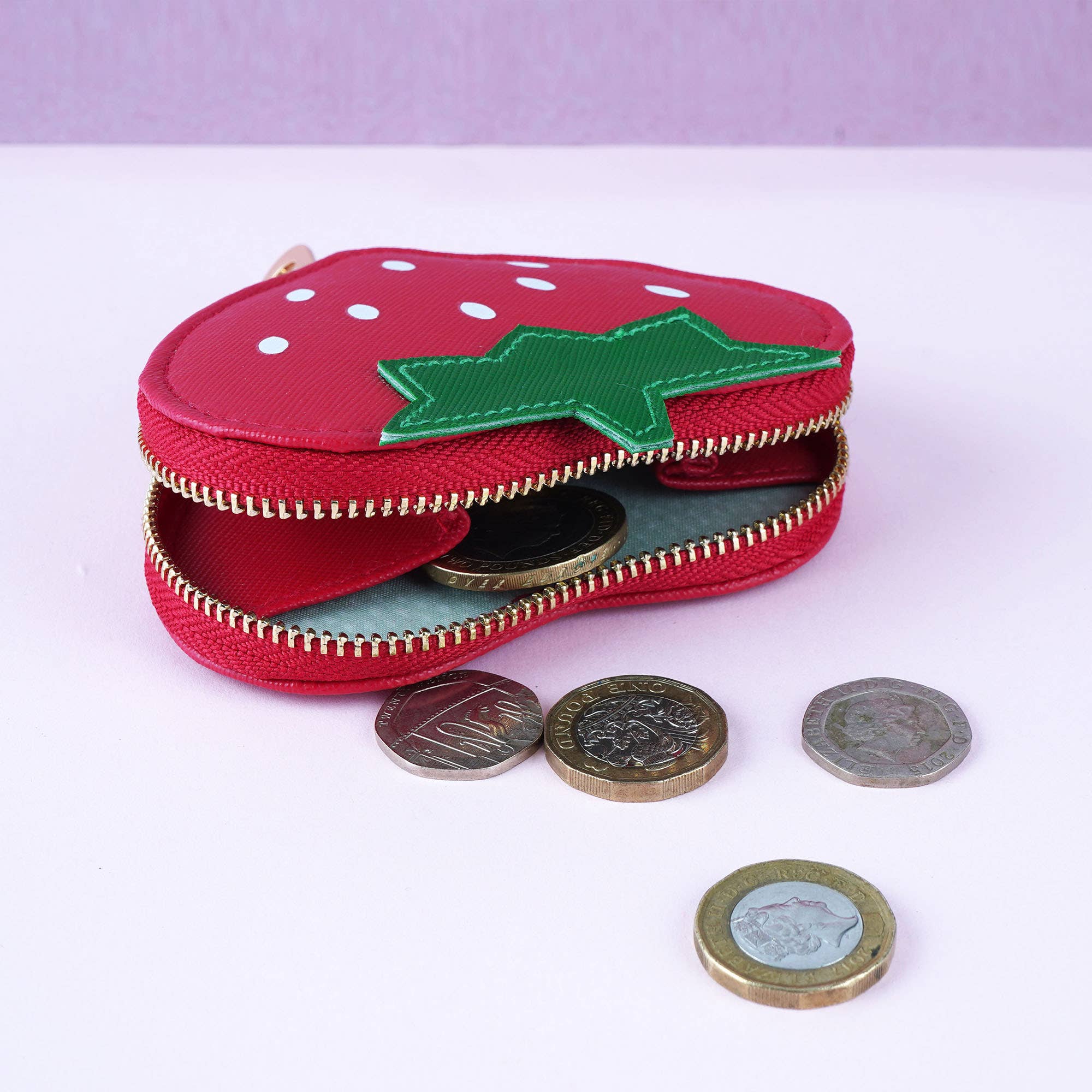 CGB Giftware - Vente Porte-monnaie – unisexe - Porte-monnaie Champ de Fraises1