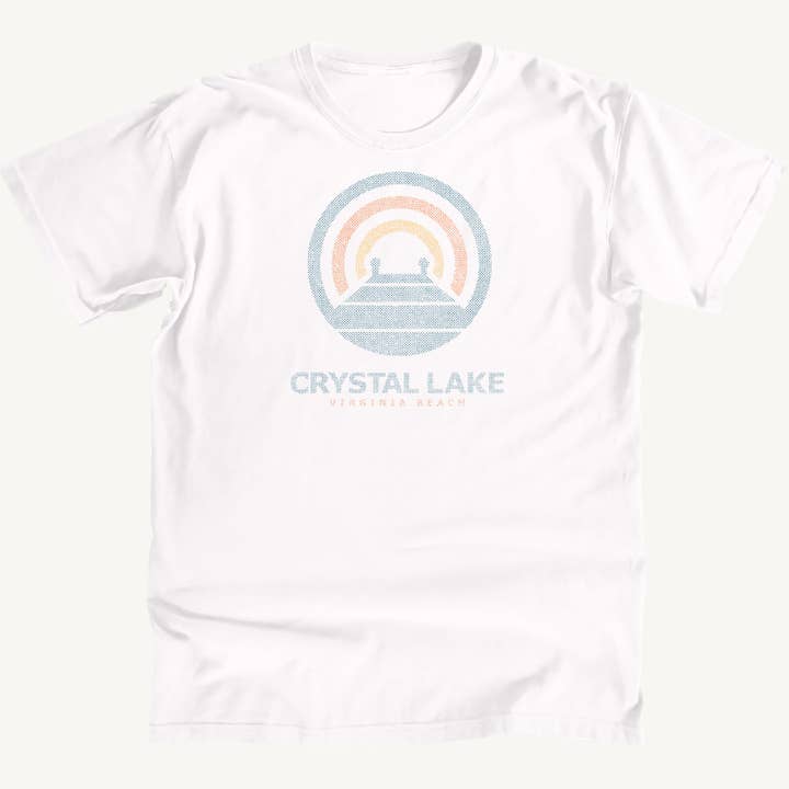 Virginia Beach Crystal Lake Premium T-shirt for engroshandel hos Salt Water Colours