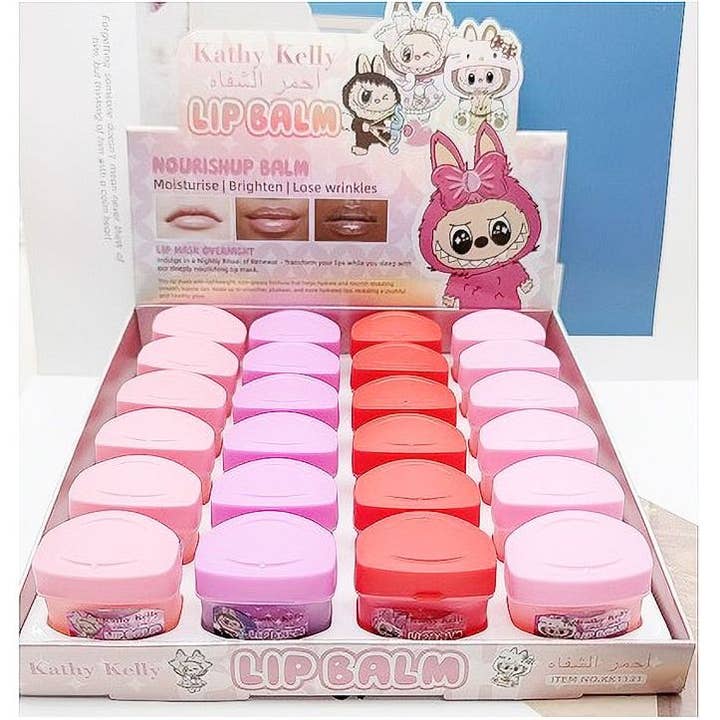Diacly - Wholesale Lip Balm - 24pk Funny Character Long Lasting Lip Balm Therapy1