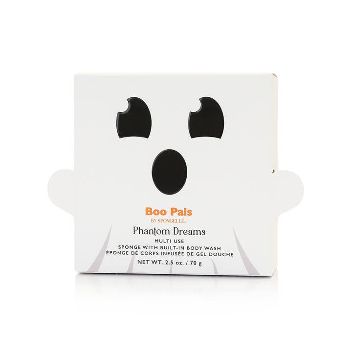 Spongellé - Wholesale Bath Pouf/Sponge - Phantom Dreams Ghost - Boo Pals Halloween Buffer