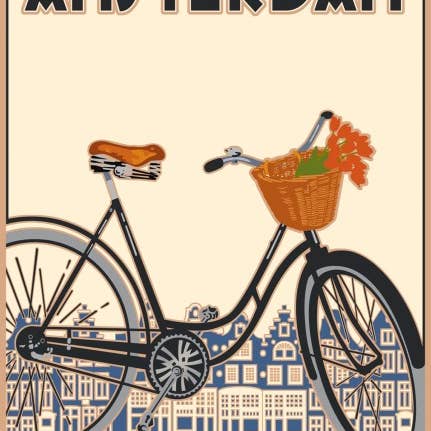 Linnea Design – wholesale Bagageetikett – Amsterdam Bagage Tag