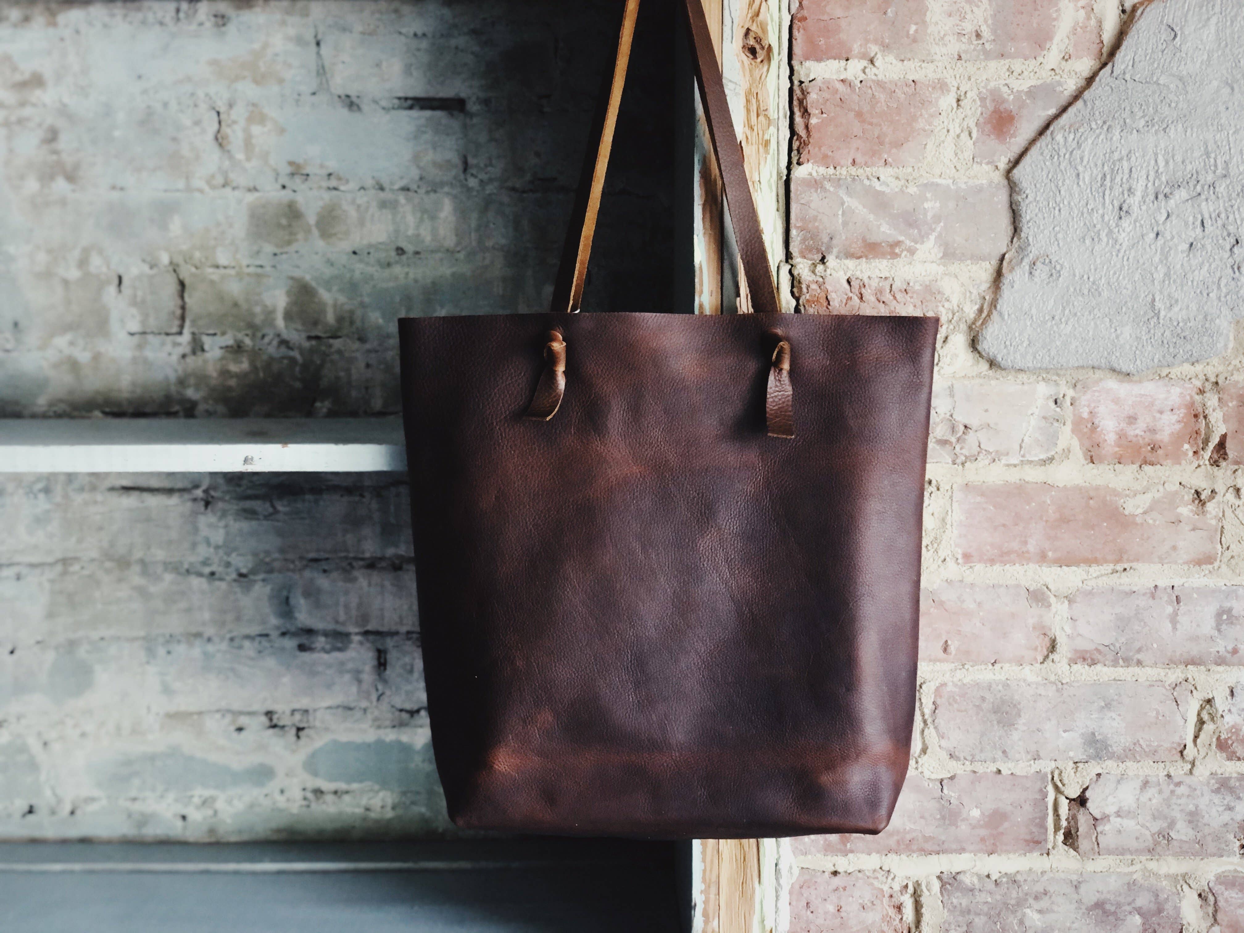 Milestone Bag Co. - Vente Tote bag – femme - Fourre-tout The Knotty Brown1