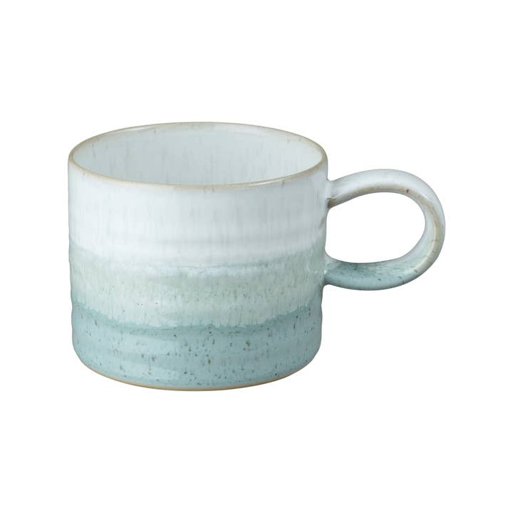 Denby - Wholesale Coffee/Tea Cup - Kiln Green by Denby Small Ridged Mug