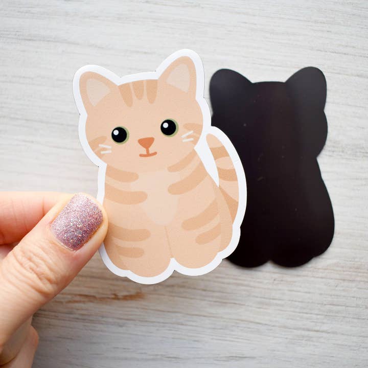 Chester and Pearl - Wholesale Magnet - Looks Like My Cat! White cat magnet