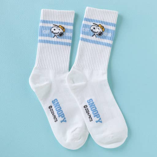 K-Wonderland - Wholesale Socks - Unisex - Peanuts Variety Snoopy Sports Crew Ankle Socks 1