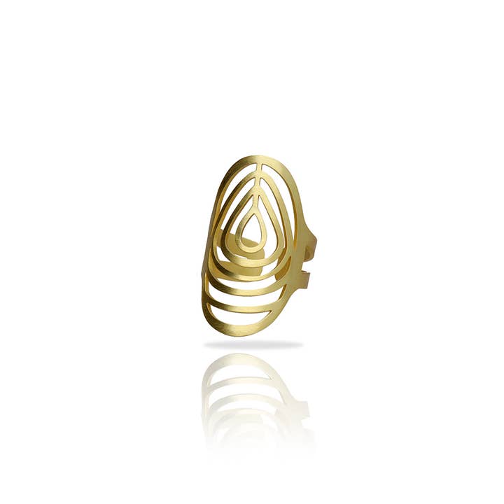 Amaoto Gold Plated Ring for wholesale by RAS