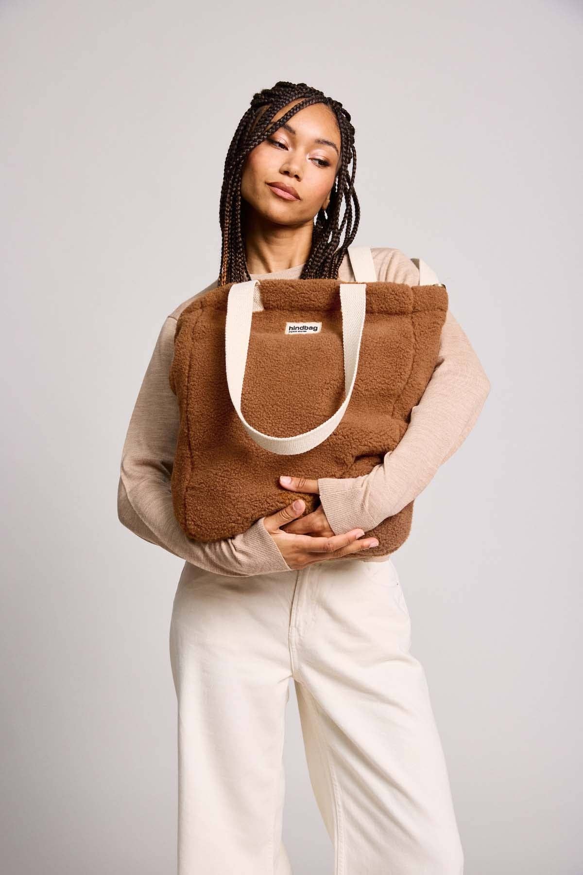 Hindbag - Wholesale Tote Bag - Women's - Paul Teddy Brown tote bag3