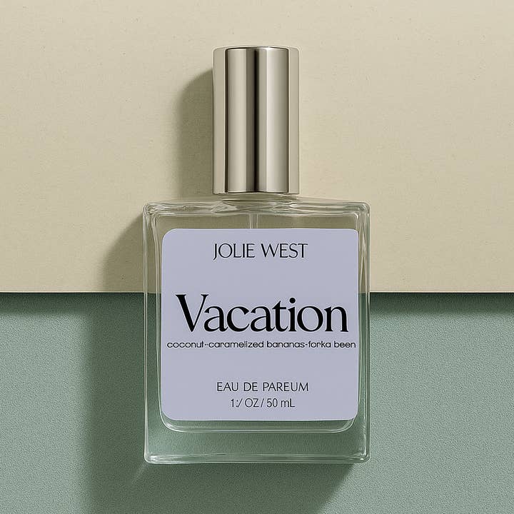 Vacanza – eau de parfum per la vendita all'ingrosso da parte di Jolie West Co.