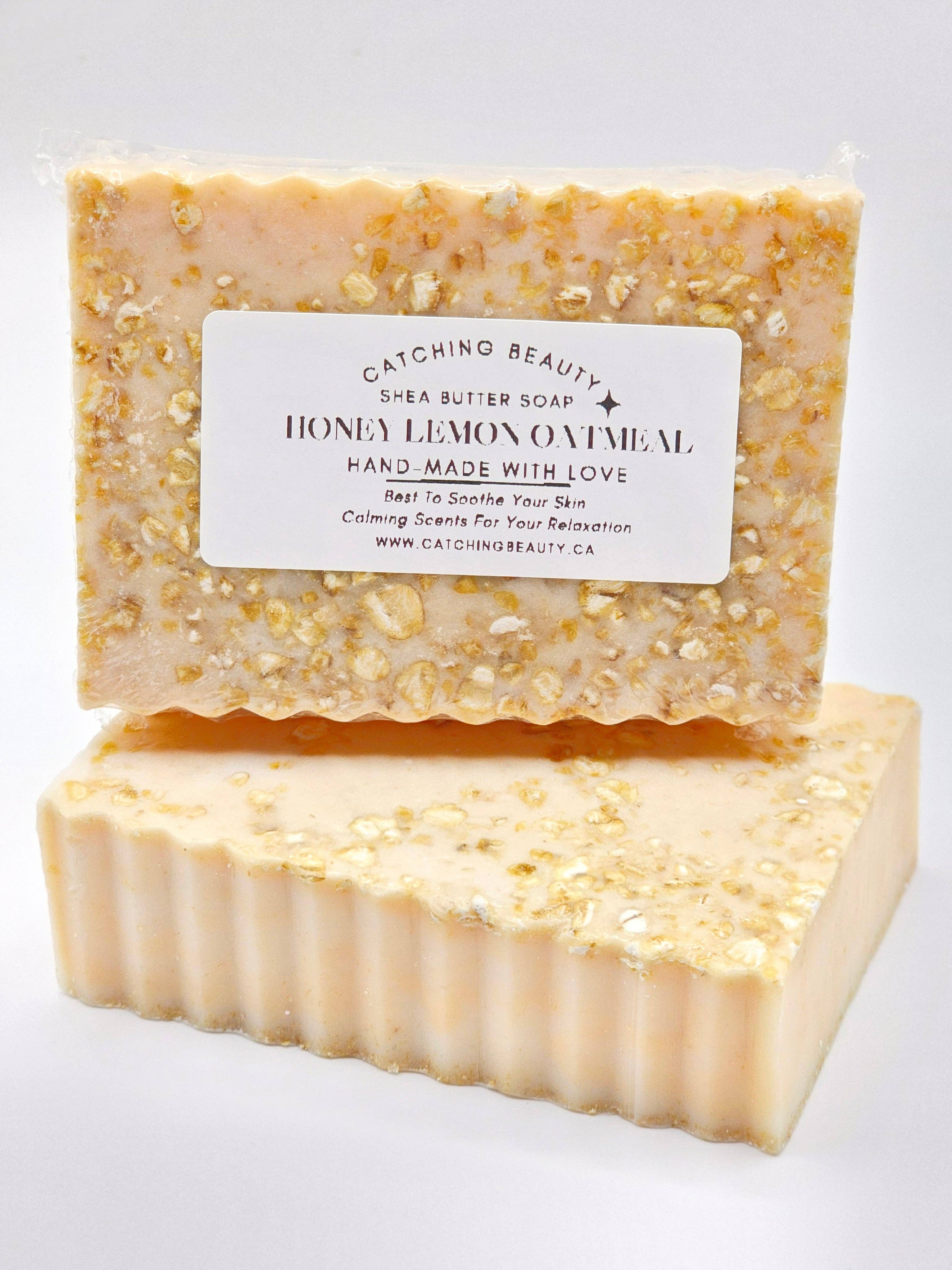 Catching Beauty - Wholesale Zeepblok - Honing, citroen en havermout0