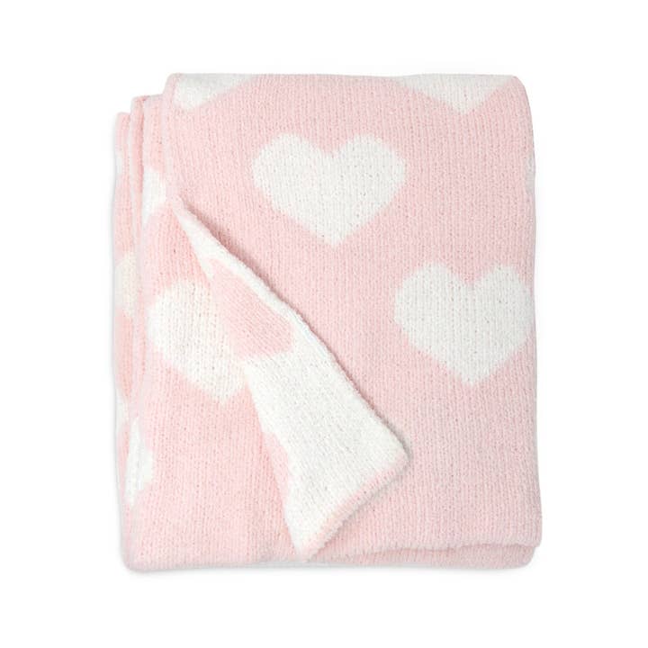 Chenille Baby Blanket - Pink Hearts and other Purchase Wholesale kissy kissy. Free Returns & Net 60 Terms on Faire trending on Faire.