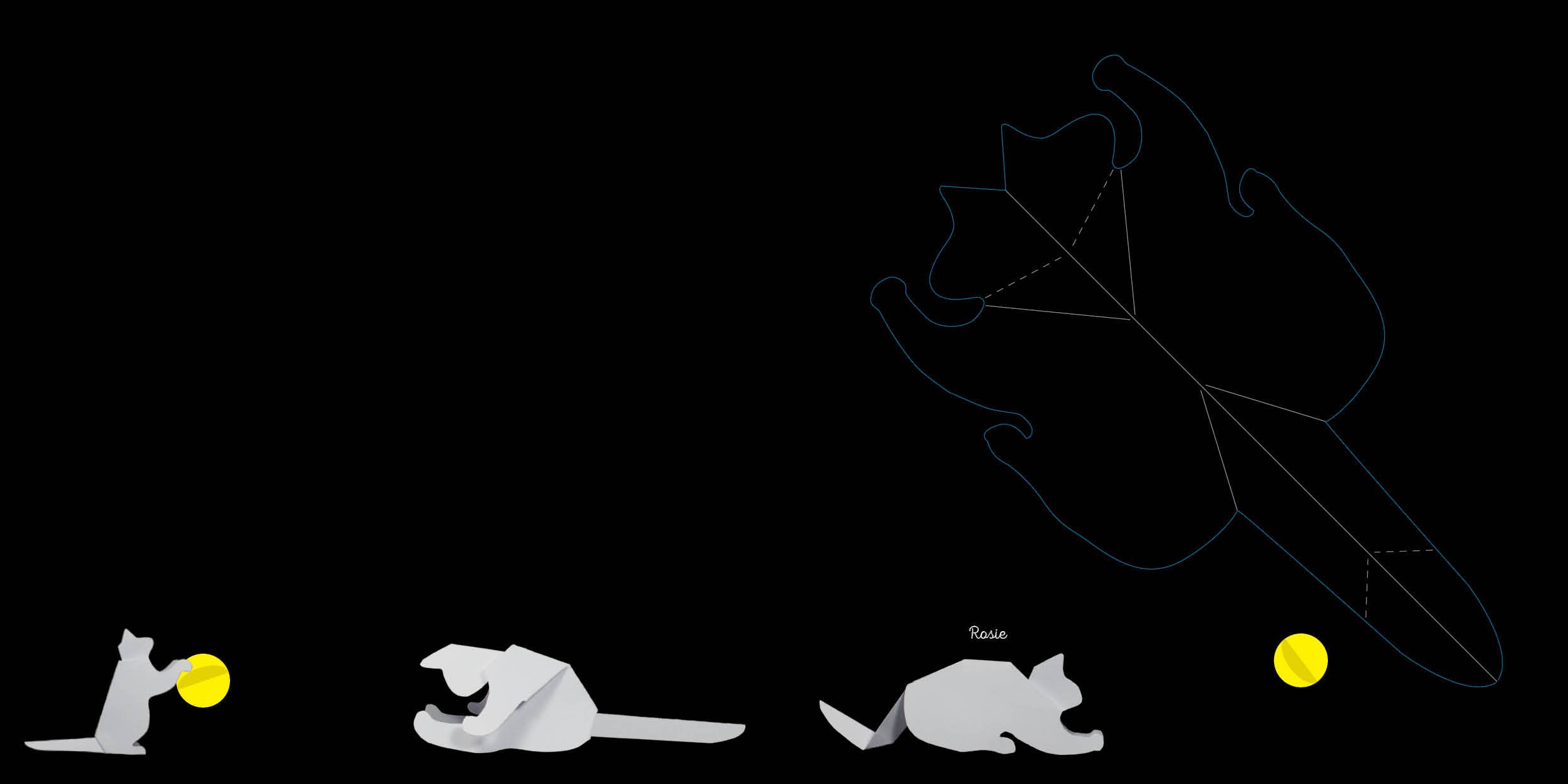 Schiffer Kids - Vendita all'ingrosso Libro da colorare - Adulti - Gatti: Fold & Play2