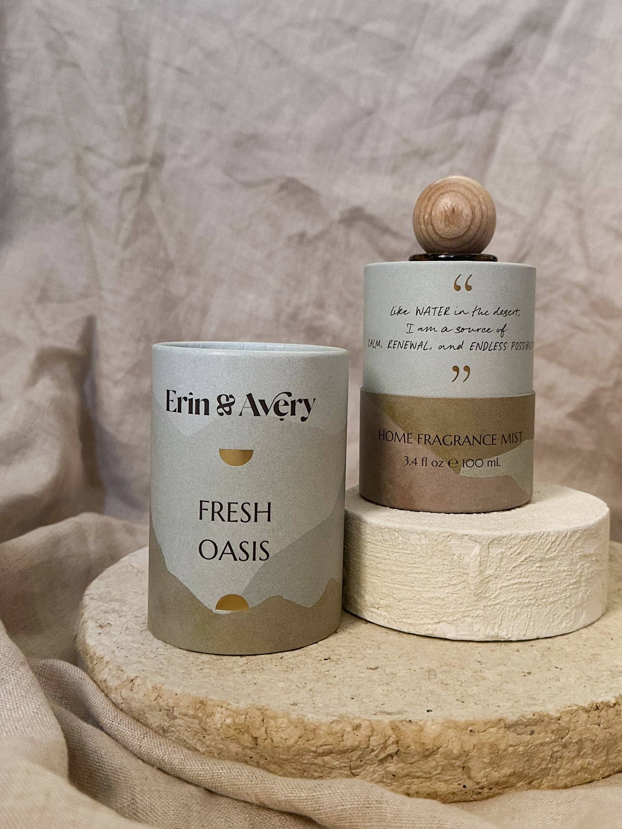 Erin & Avery - Wholesale Room & Linen Spray - Fresh Oasis Home and Linen Fragrance Mist1