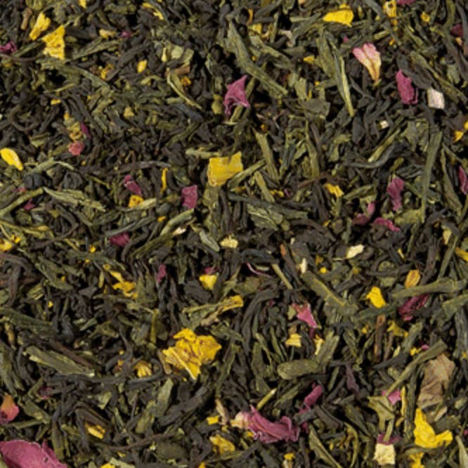 Emperor's Seven Treasures - 22855 - Peach flavored Green/Black for wholesale by Ronnefeldt