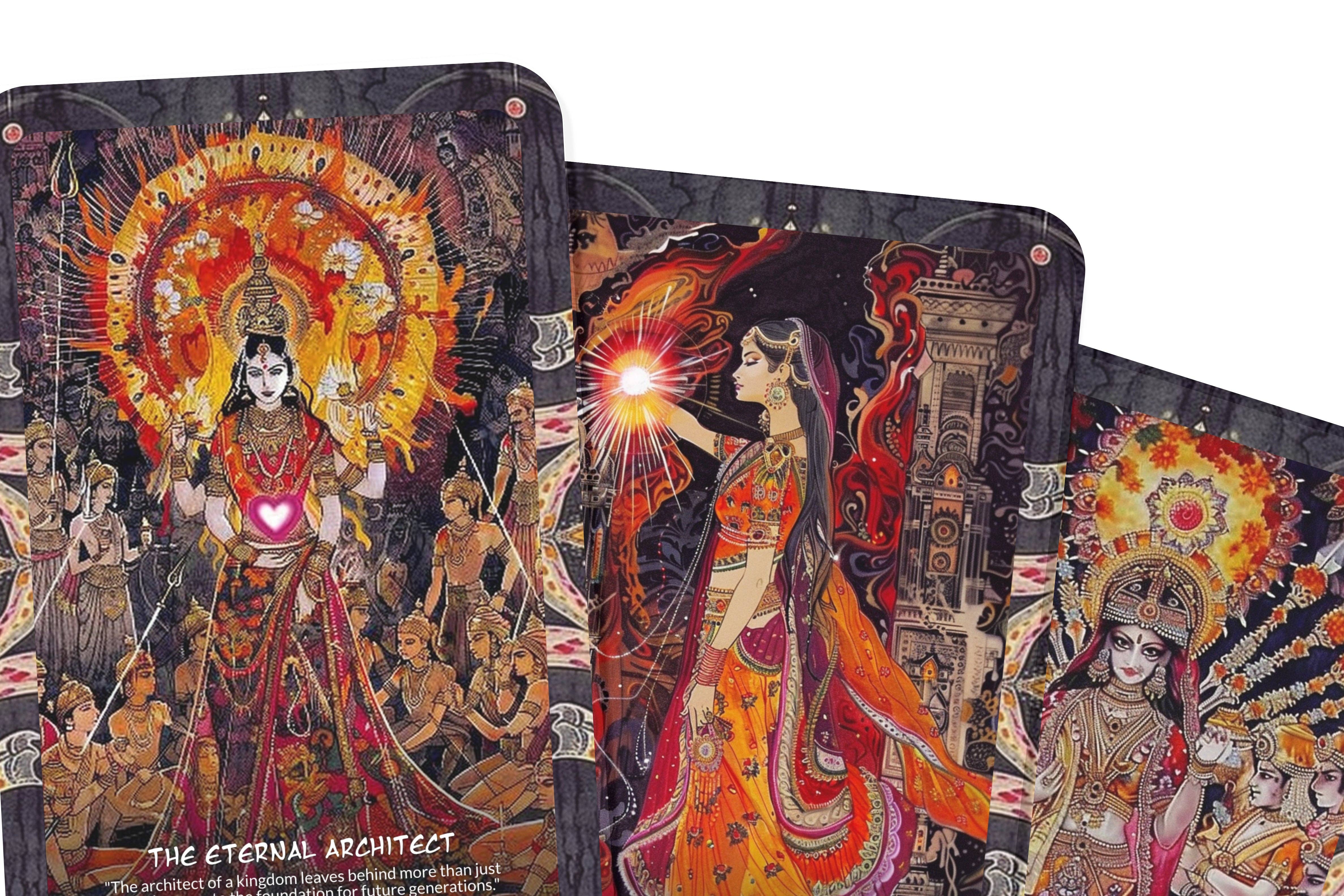 Ibiza Tarot USA – wholesale Tarot-kort – Förlorade staden Gaur Orakellek – 22 kort – Andeeko7