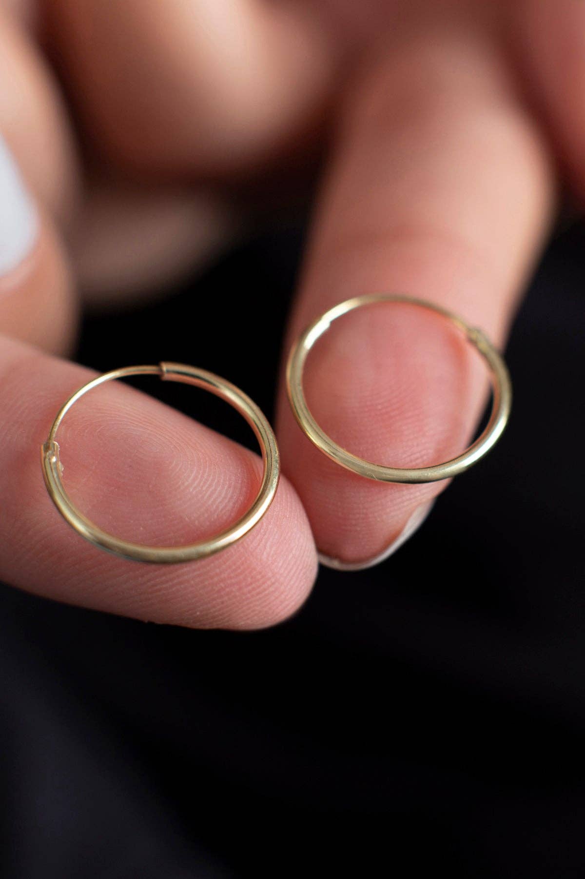 Volenia Silver - Wholesale Hoop Earrings - Women's 925 Sterling Silver Gold-Plated Hoop Earrings1