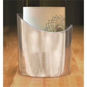 Silver Vineyard Wine Caddy for wholesale on Faire1