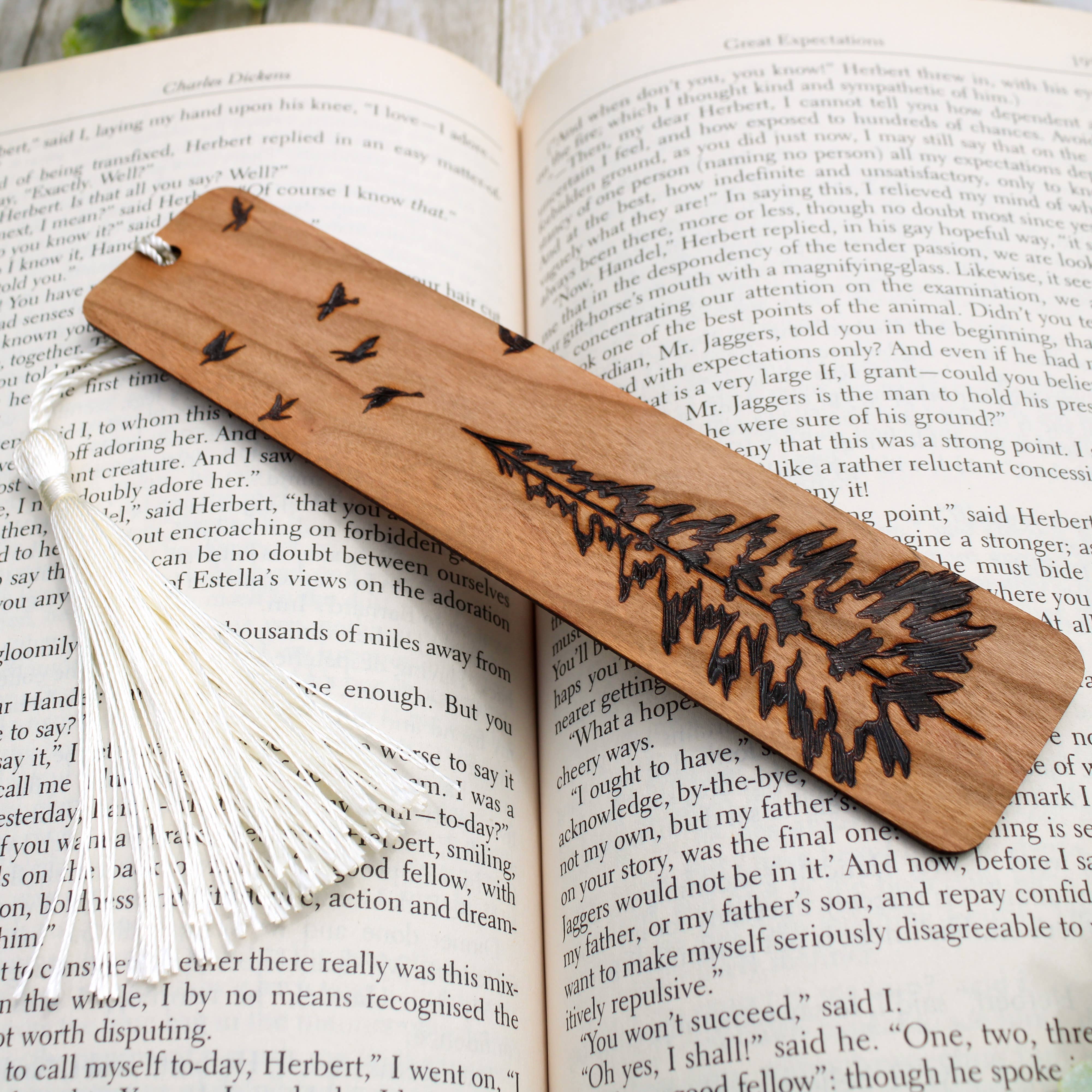 Northern Dreams Design - Wholesale Bookmark - Tree Wood Bookmark0