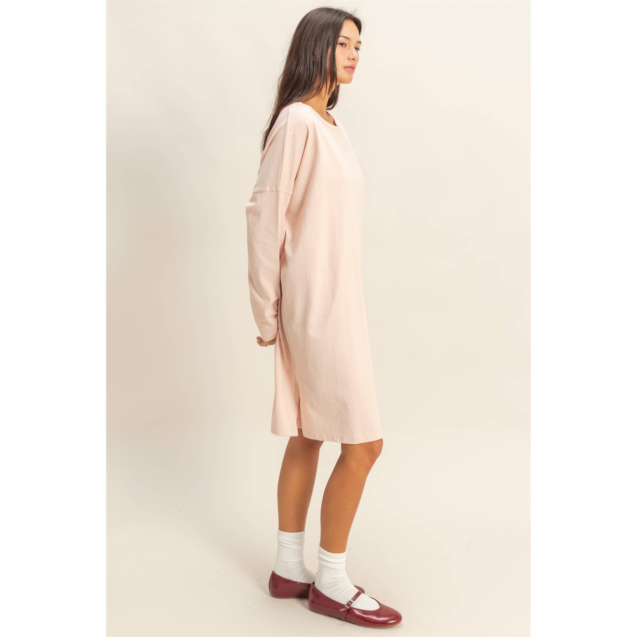 HYFVE – wholesale Dress – Women's – Side Slit Oversized Midi Dress1