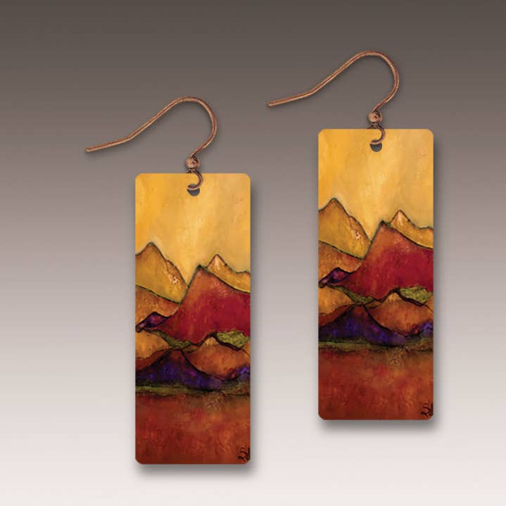 Desert Mountains Fine Art Rectangle Handmade Earrings and other Purchase Wholesale desert mountain. Free Returns & Net 60 Terms on Faire trending on Faire.