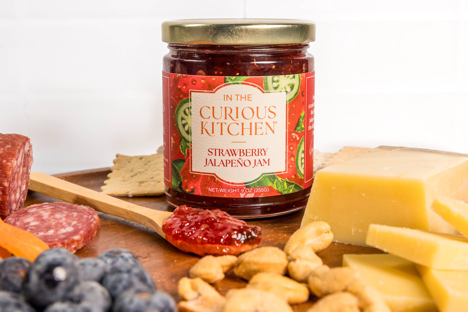 In the Curious Kitchen - Wholesale Jam/Jelly - Strawberry Jalapeño Jam | 9 oz. 6