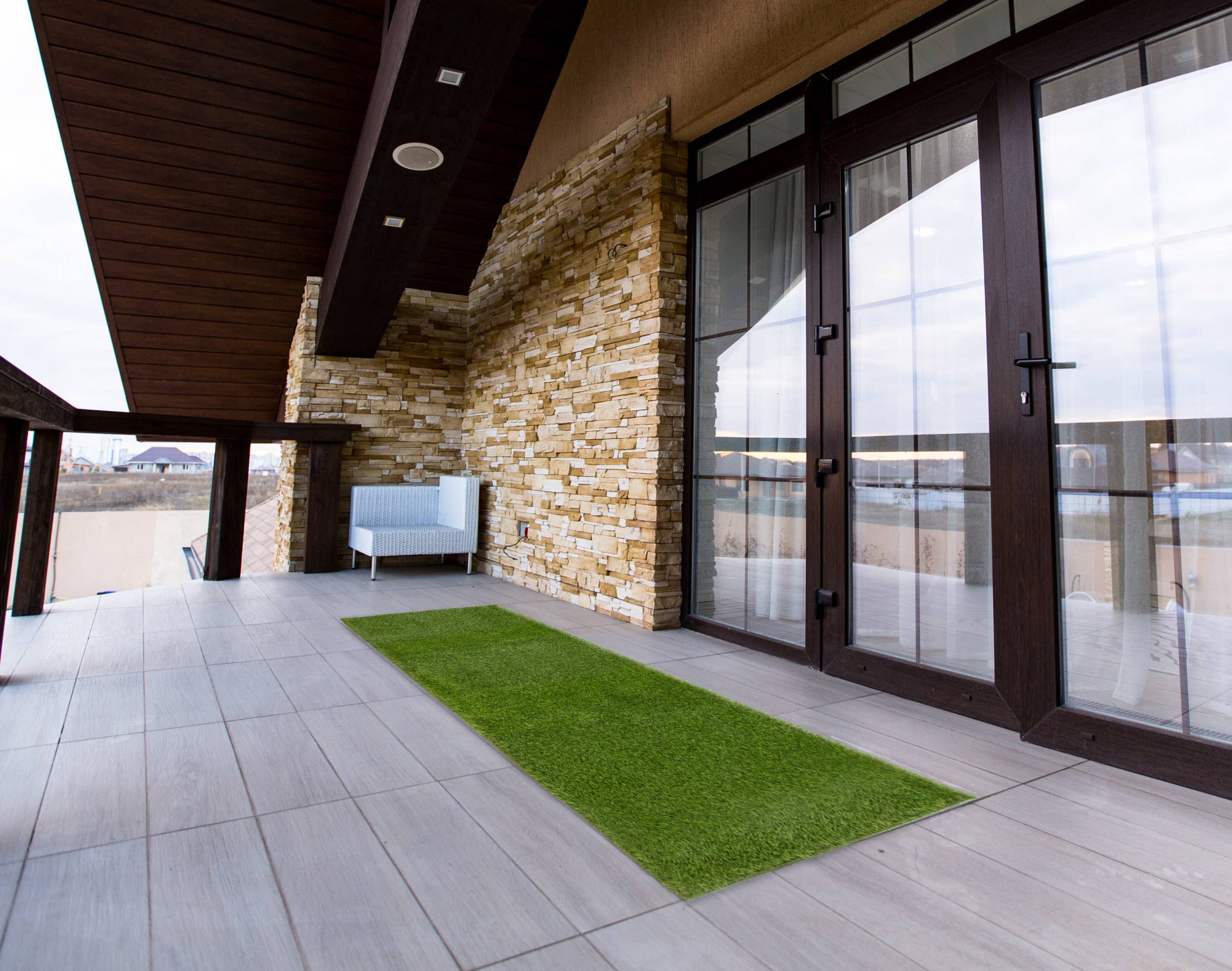 Artificial Grass Turf Green Indoor Outdoor Rug for wholesale on Faire2