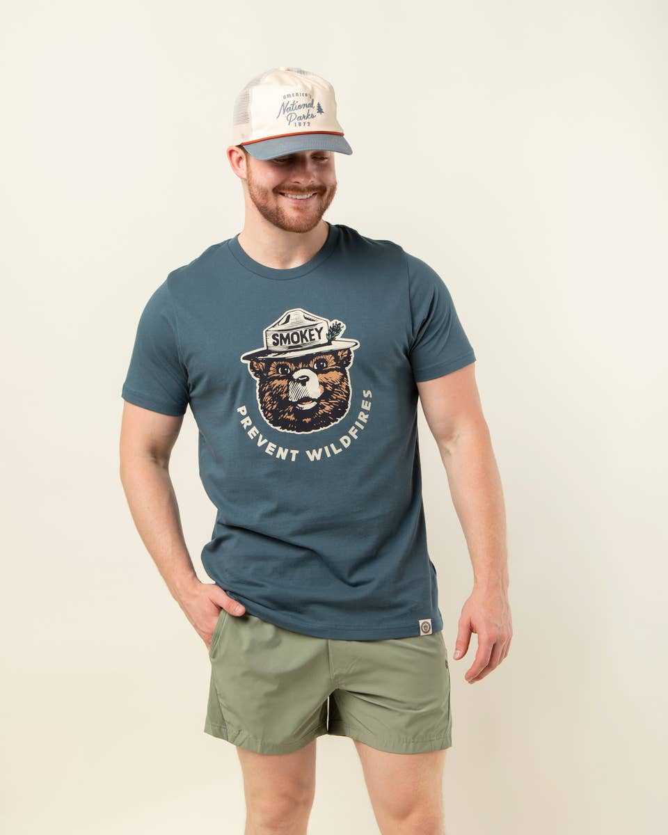 The Landmark Project - Wholesale Screen Printed T-Shirt - Unisex - Smokey Retro Unisex Short Sleeve Tee1