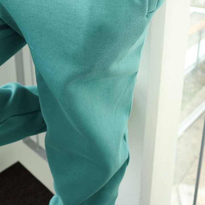 Pantalones deportivos Essential Ocean Green para venta al por mayor de Bad Kid Good City