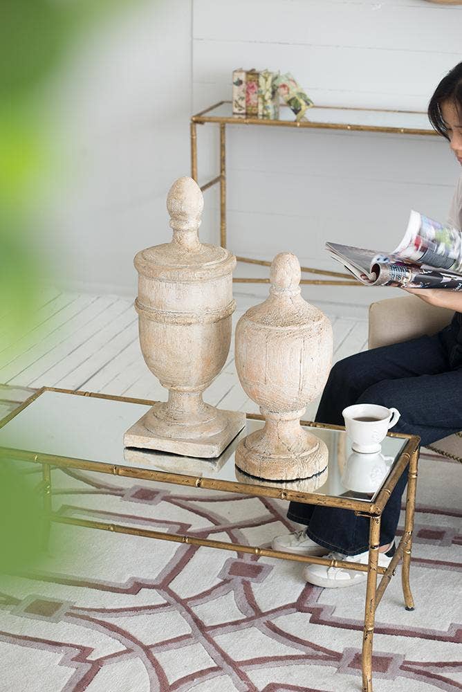 A&B Home Group Inc. – wholesale Dekorativt bordsobjekt – Dekorativt avslut i Chester-stil 8x8x22" - Stor3