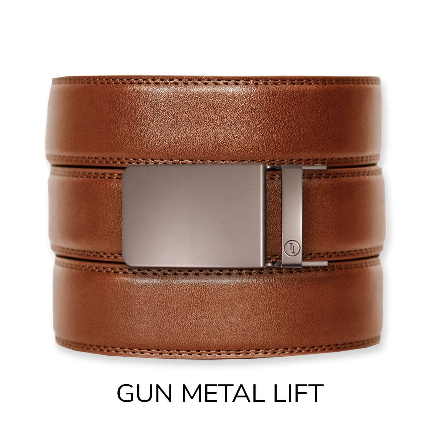 Tough Apparel - Wholesale Belt - Men's - Cognac Leather Ratchet Belt & Buckle Set0