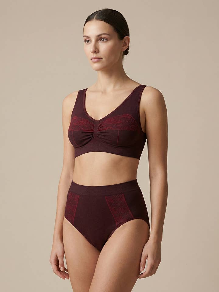 Set Sujetador y Braga Faja Sin Costuras Ania – Moldea sin Marcar para venta al por mayor de Anaissa