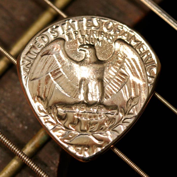 Palheta de Guitarra Quarter Coin EUA 1965 - Anos Personalizados por atacado de Master Artisan Guitar Picks