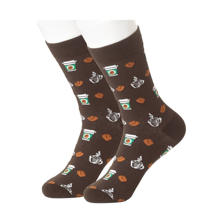 Coffee Break Women's Socks for wholesale by Beau Ties of Vermont