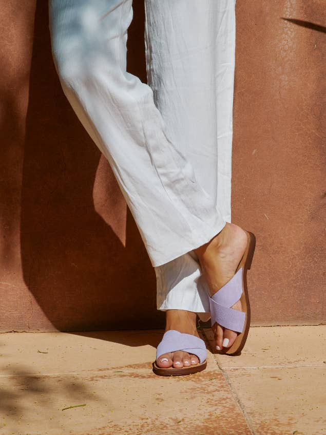 OLI BASIC LILA for wholesale by OLI.N - truly handmade sandals