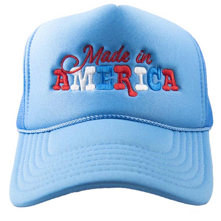 Wholesale Made in America Foam Trucker Hat for your store - Faire